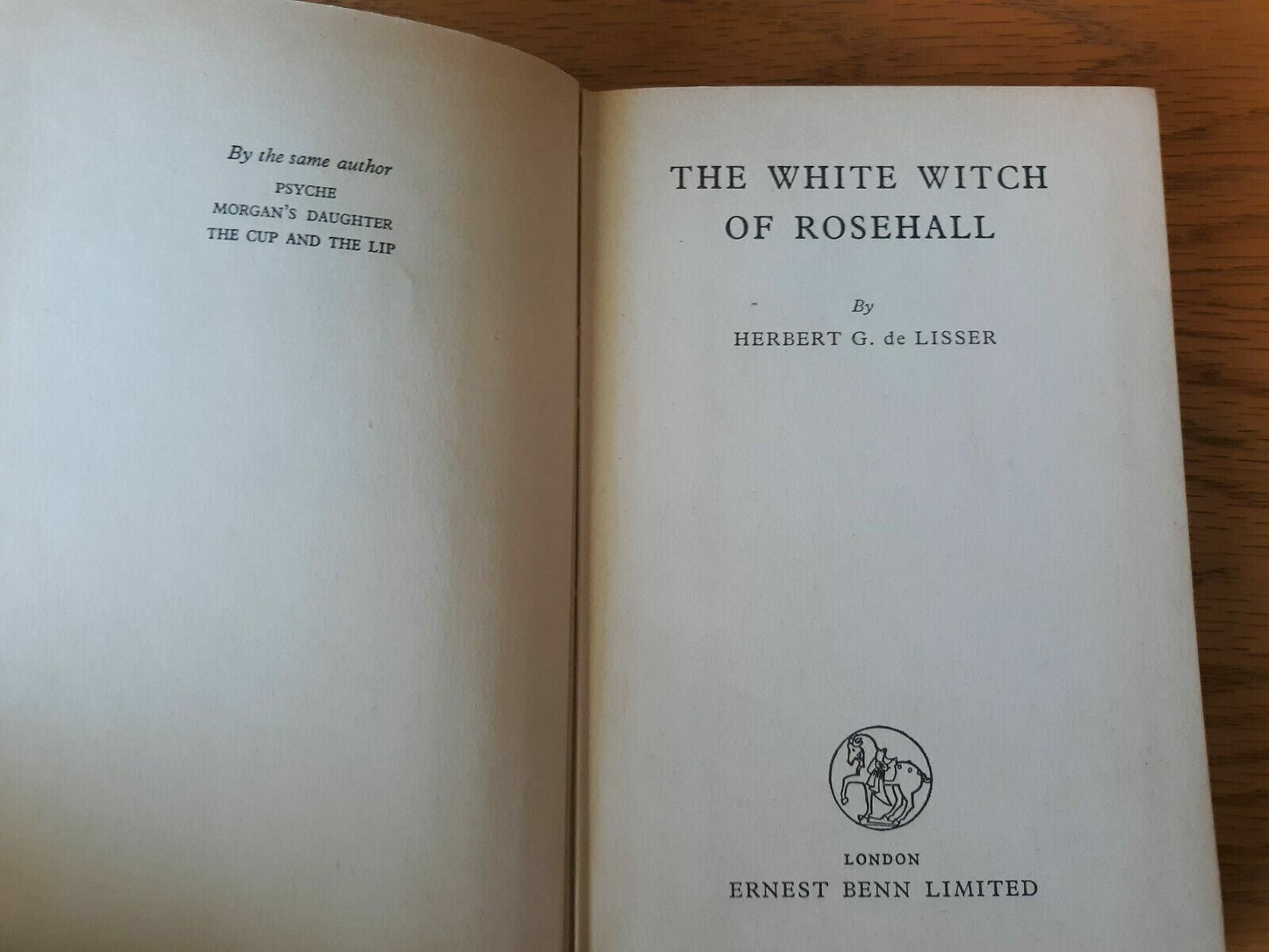 The White Witch of Rosehall by Herbert G de Lisser 1968