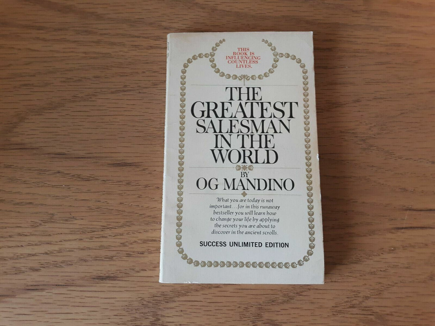 The Greatest Salesman In The World by Og Mandino 1974 paperback