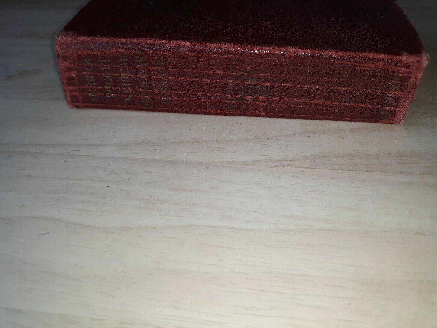 Vintage Book The American Pocket Medical Dictionary Seventeenth Edition 1942