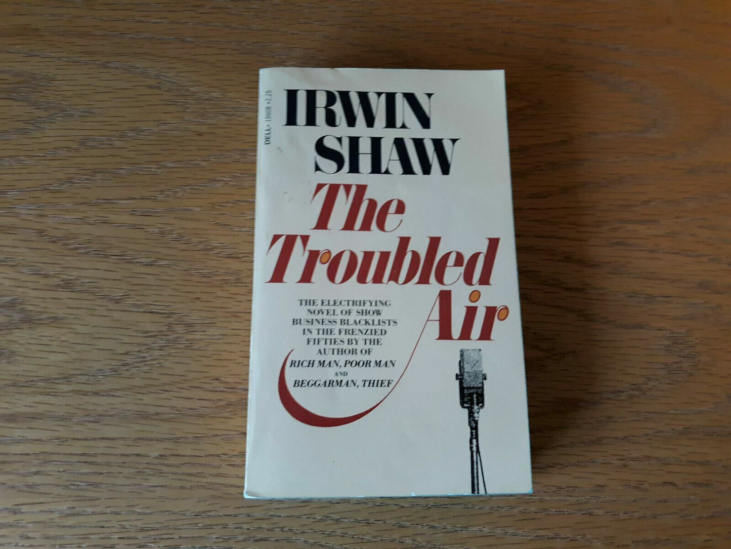 THE TROUBLED AIR by Irwin Shaw (Vintage Dell First Printing 1978 Paperback)