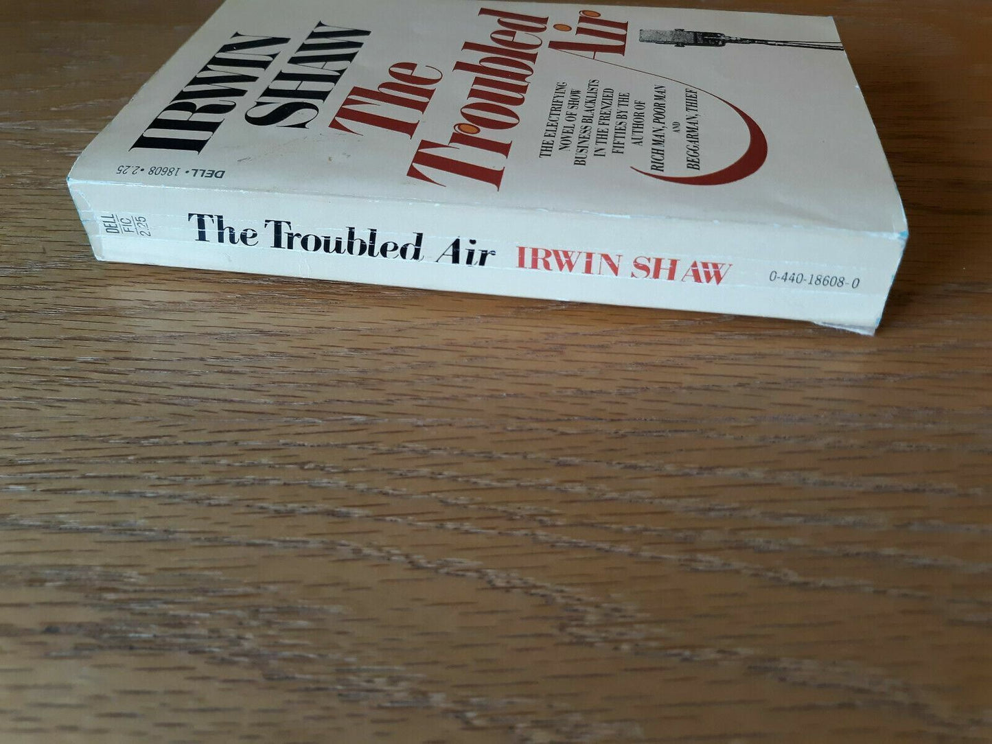 THE TROUBLED AIR by Irwin Shaw (Vintage Dell First Printing 1978 Paperback)