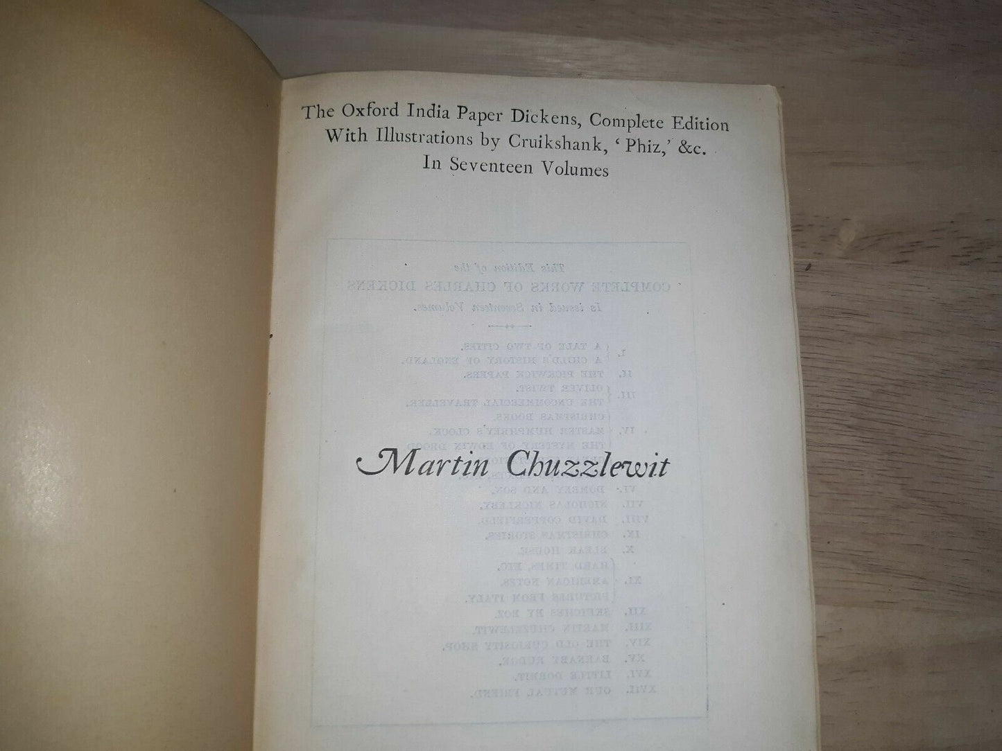 The Life And Adventures Of Martin Chuzzlewit Charles Dickens Oxford India Paper