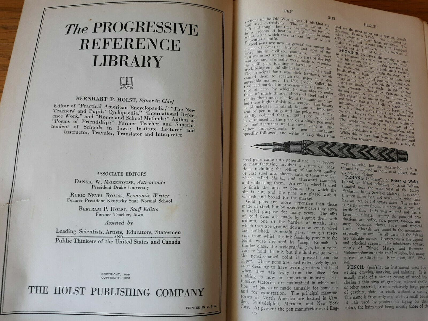 The Progressive Reference Library with Loose Leaf Revision Service Vol 6 1930