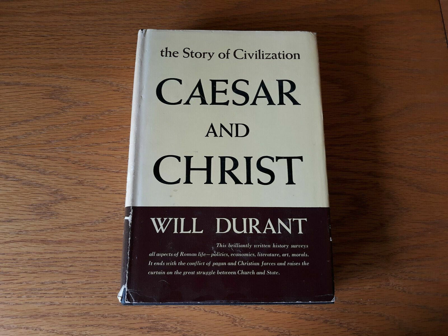 The Story of Civilization III, Caesar and Christ, Durant, 1944, 12th Printing