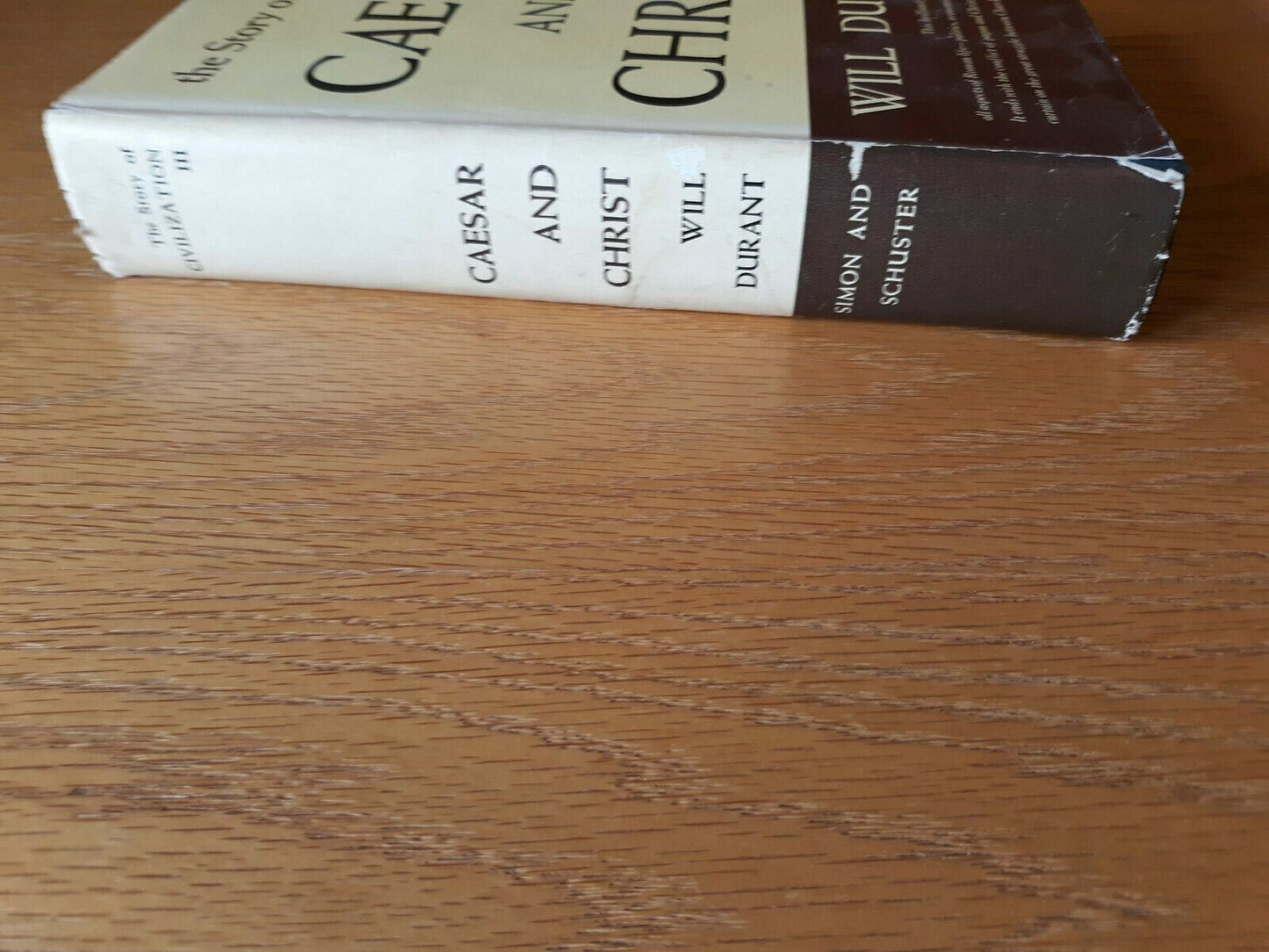 The Story of Civilization III, Caesar and Christ, Durant, 1944, 12th Printing