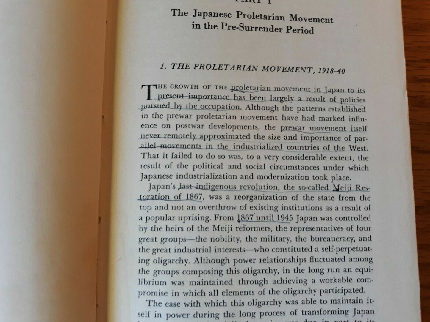 The Left Wing in Japanese Politics by Evelyn Colbert 1952