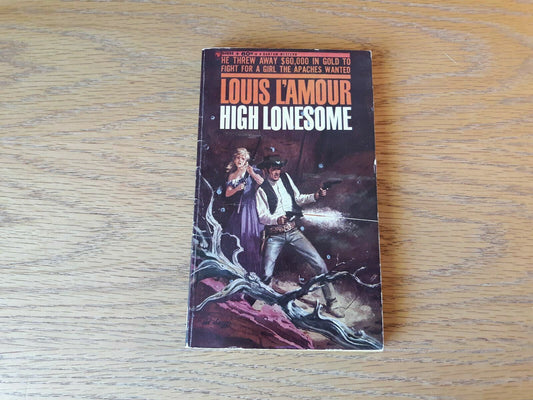 1969 Louis l’Amour High Lonesome Paperback Bantam Books