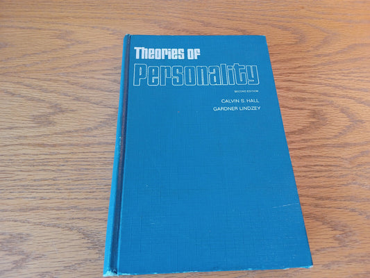 Theories of Personality by Calvin Hall 1970