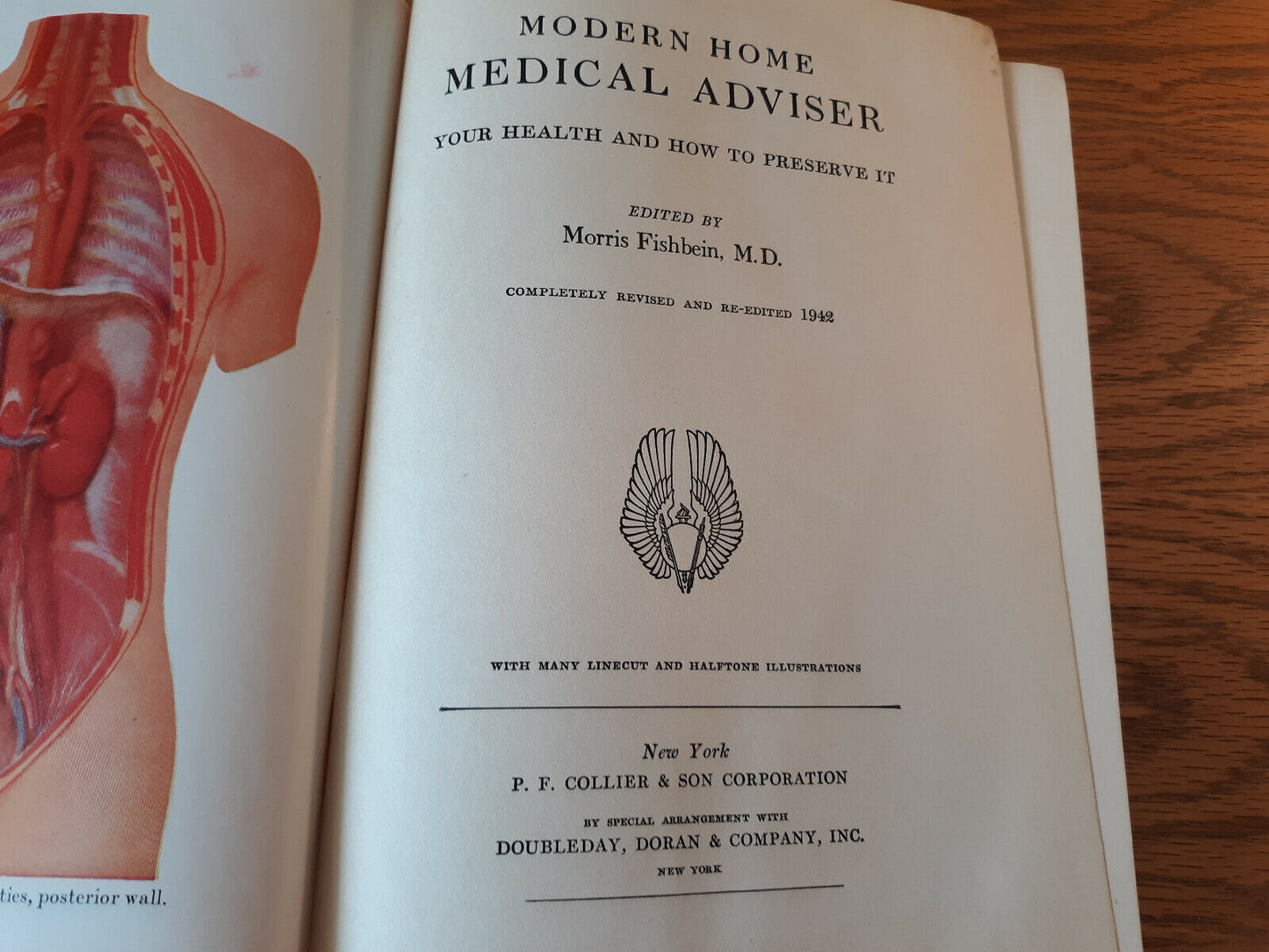 Modern Home Medical Advisor 1942 Hardcover Morris Fishbein Doubleday