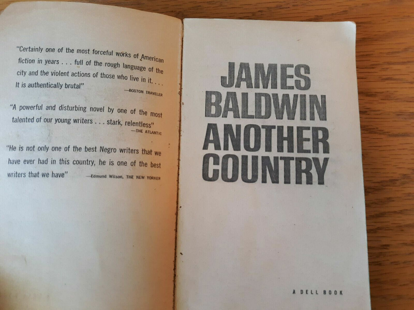 Another Country by James Baldwin Dell Paperback 7th Printing 1963