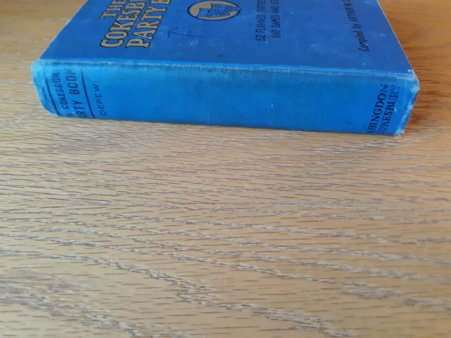 The Cokesbury Party Book by Arthur M. Depew 1932 Abingdon Cokesbury Press