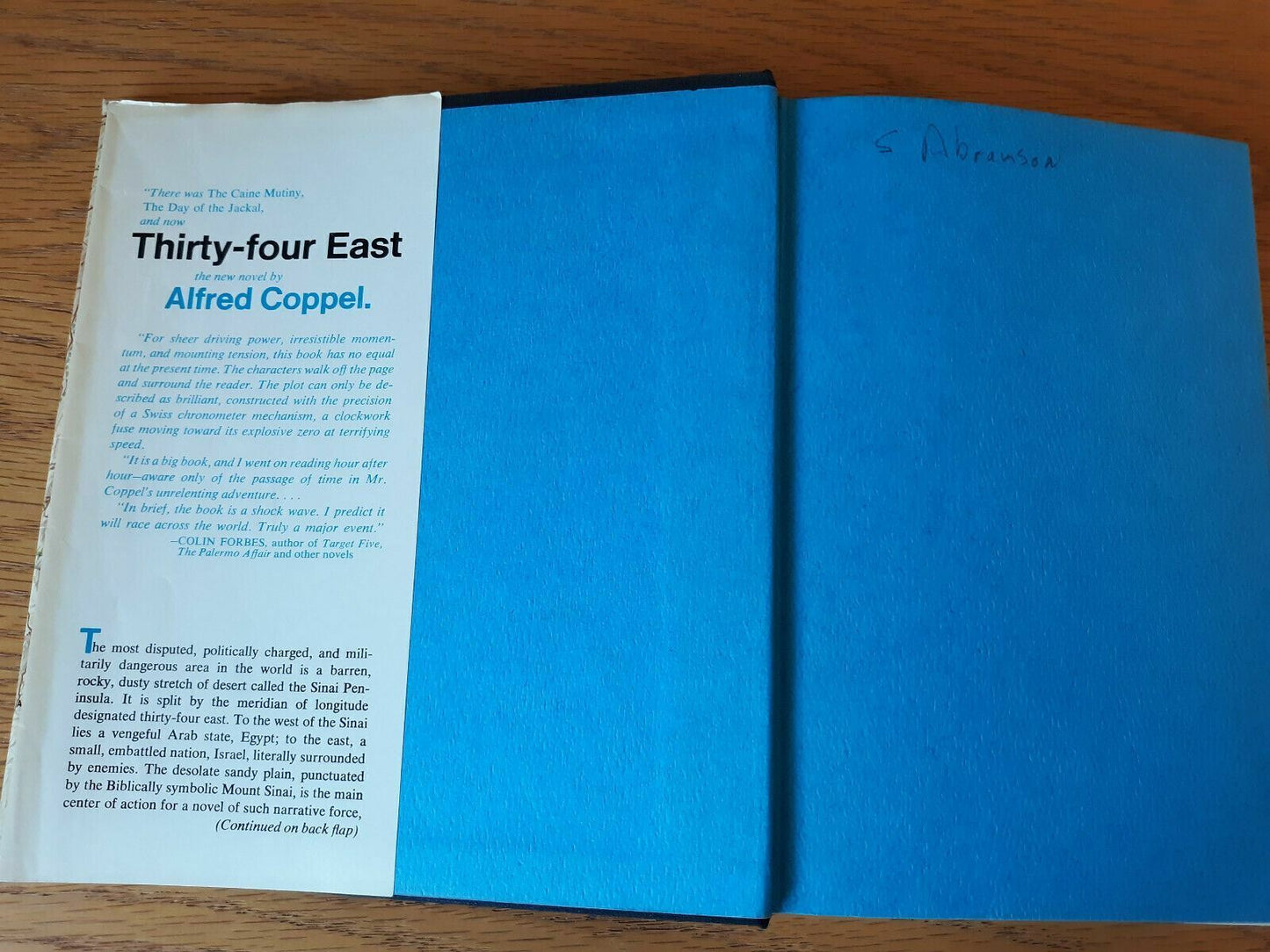 Thirty-four East by Alfred Coppel 1974 First Edition