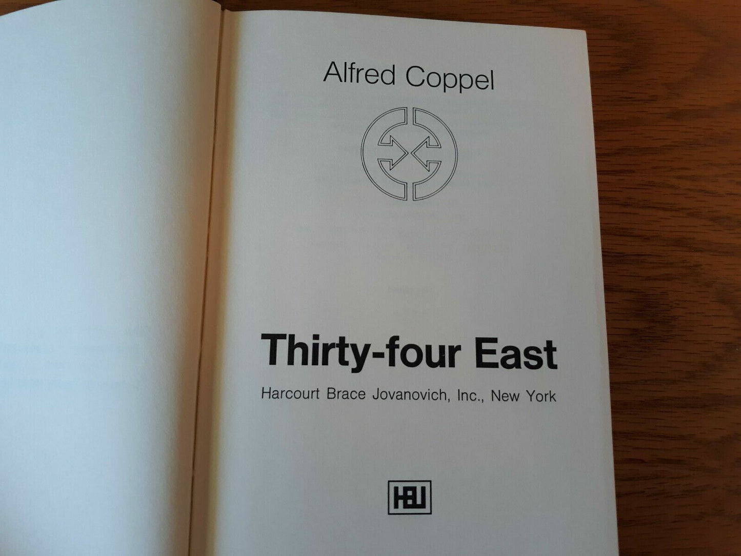 Thirty-four East by Alfred Coppel 1974 First Edition