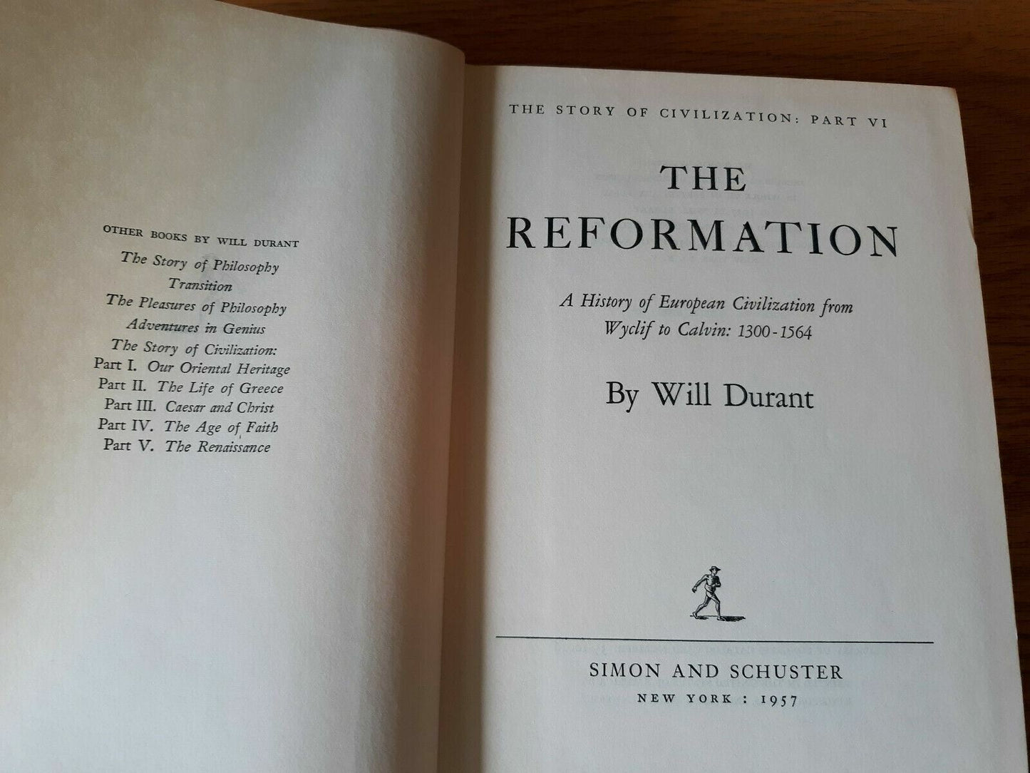 The Story of Civilization Book 6- VI - The Reformation - Will Durant 1957