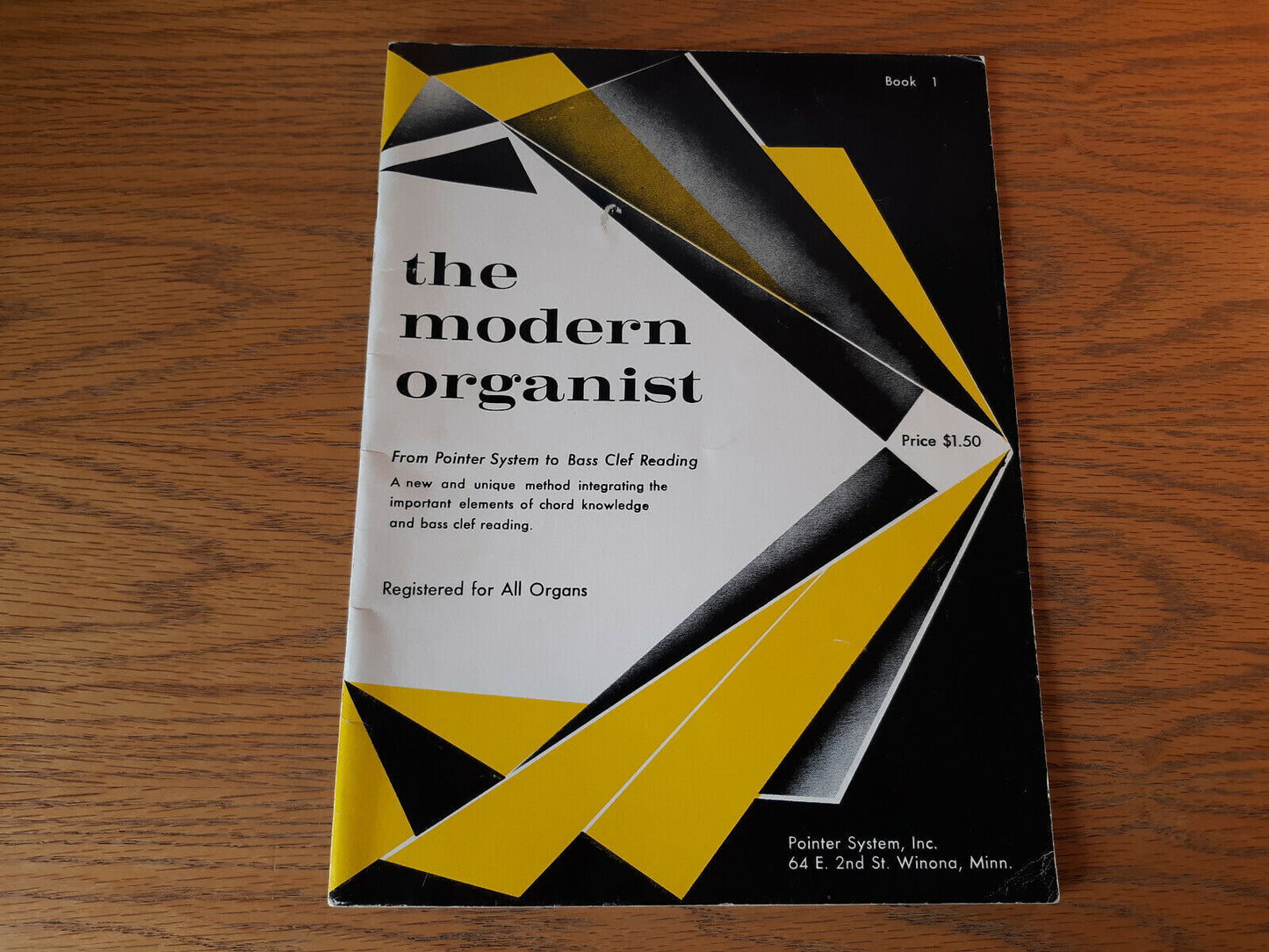 The Modern Organist Book 1 1959 Pointer System