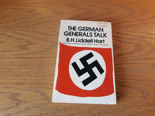 The German Generals Talk H Liddell Hart 1979 Paperback Quill