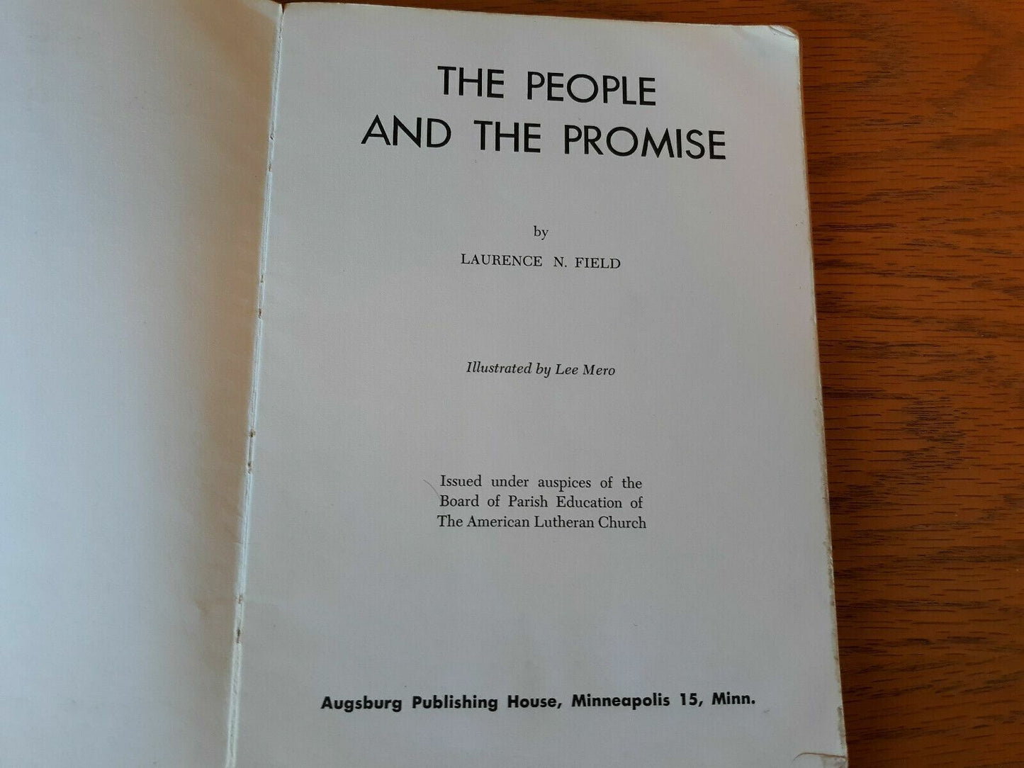 The People and the Promise (Reading Book) by Laurence N Field