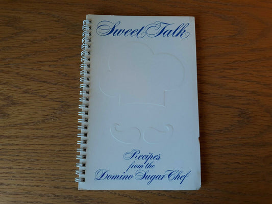 "Sweet Talk Recipes from Domino Sugar Chef" Dessert Cookbook 1988