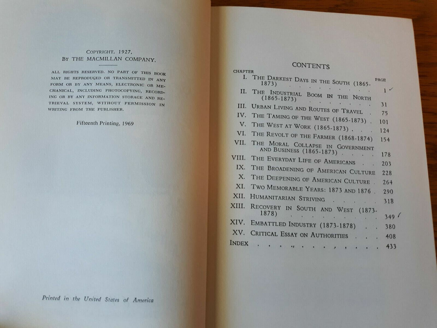 A History of American Life Volume 8 by Allan Nevins 1969