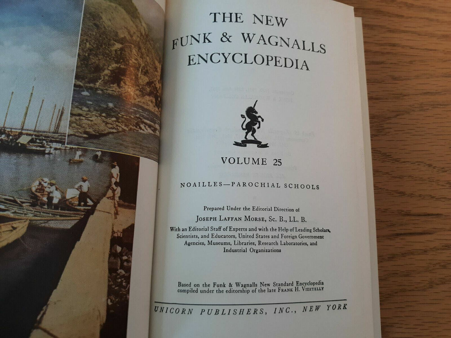 The New Funk & Wagnalls Encyclopedia 1953 Volume 25 Unicorn Hardcover