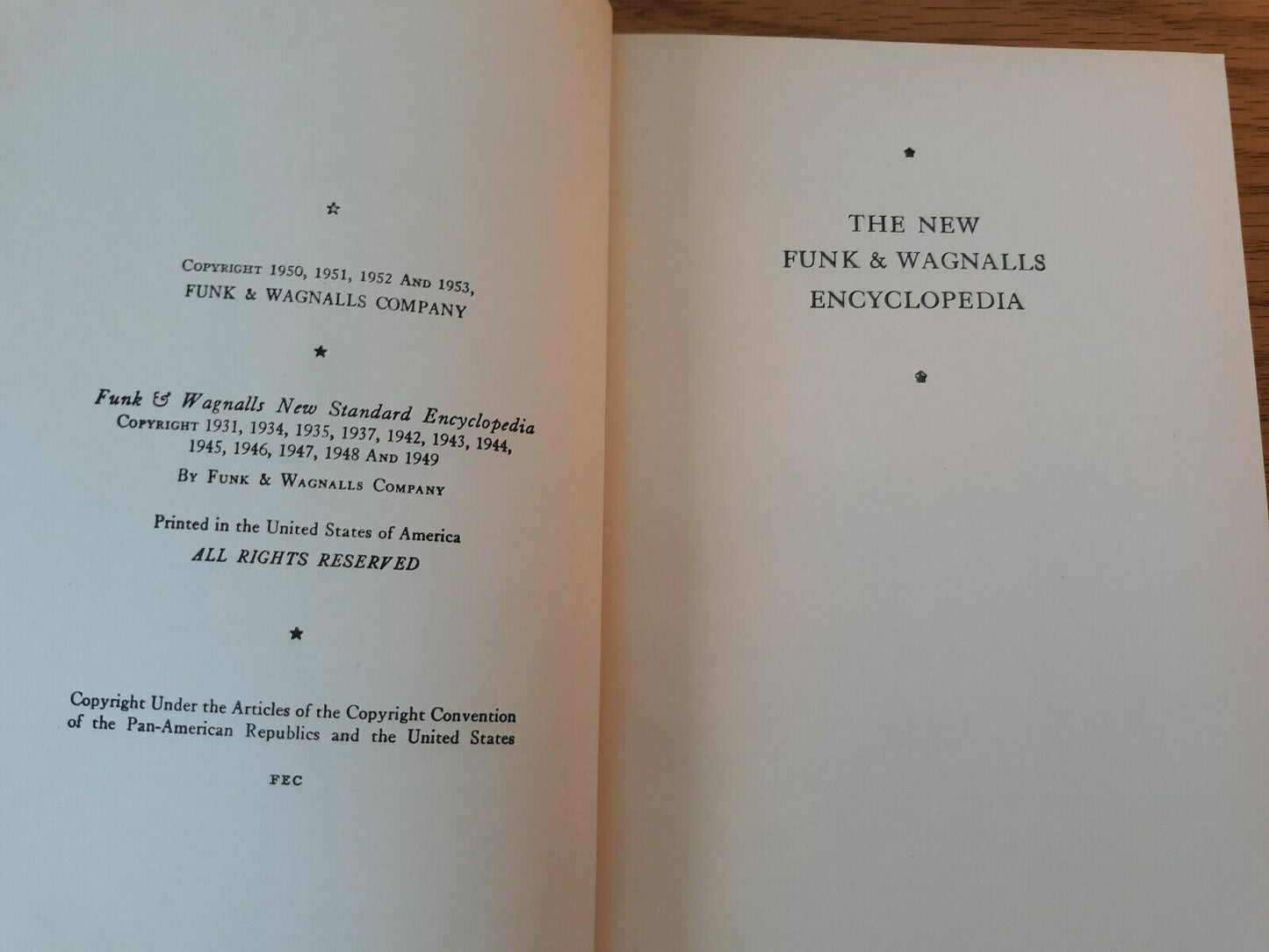 The New Funk & Wagnalls Encyclopedia 1953 Volume 25 Unicorn Hardcover