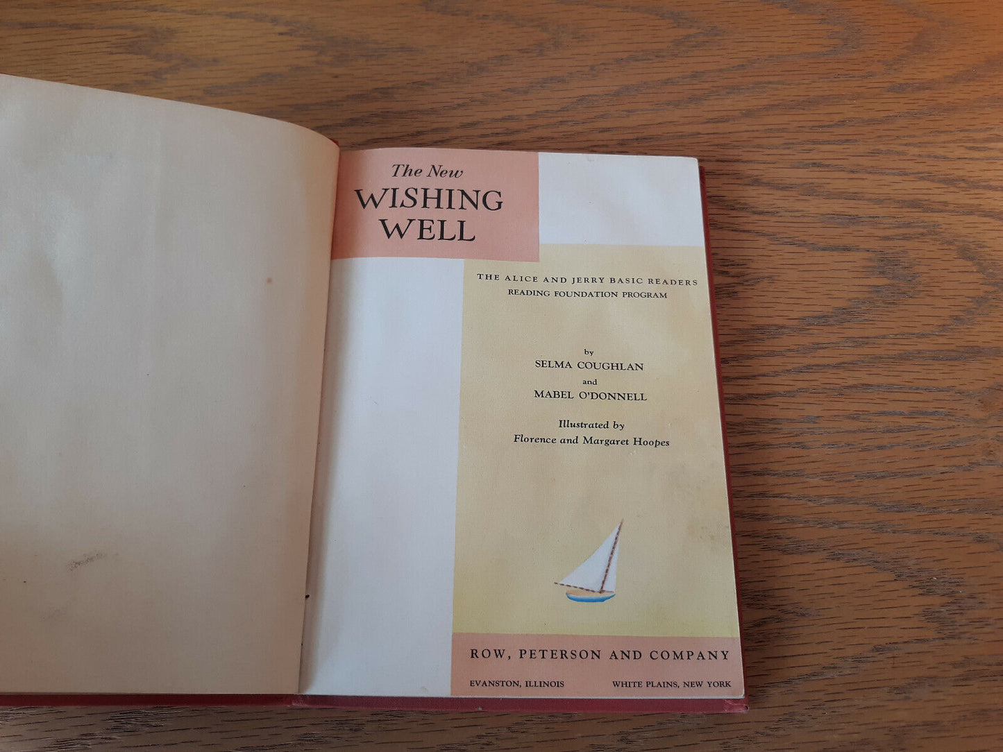 The New Wishing Well Selma Coughlan 1952 Alice And Jerry Row, Peterson Hardcover