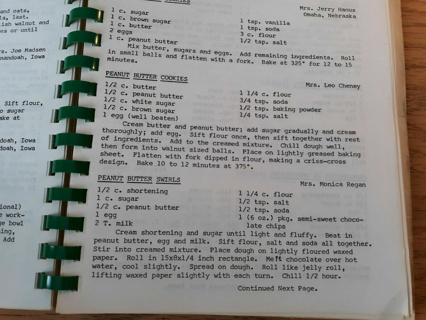 The Cream of Our Crop 1972 Imogene Iowa Saint Patrick Church Cookbook