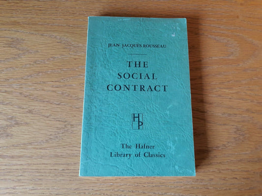 The Social Contract (Jean Jacques Rousseau, Paperback, 1957)