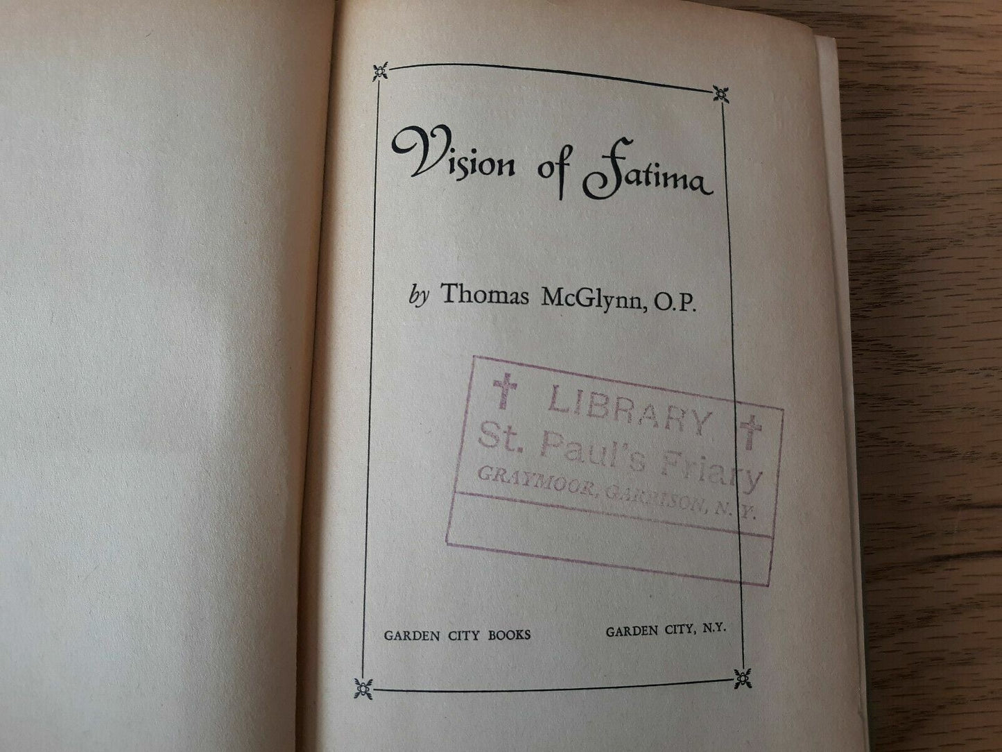 Vision of Fatima by Thomas McGlynn 1951