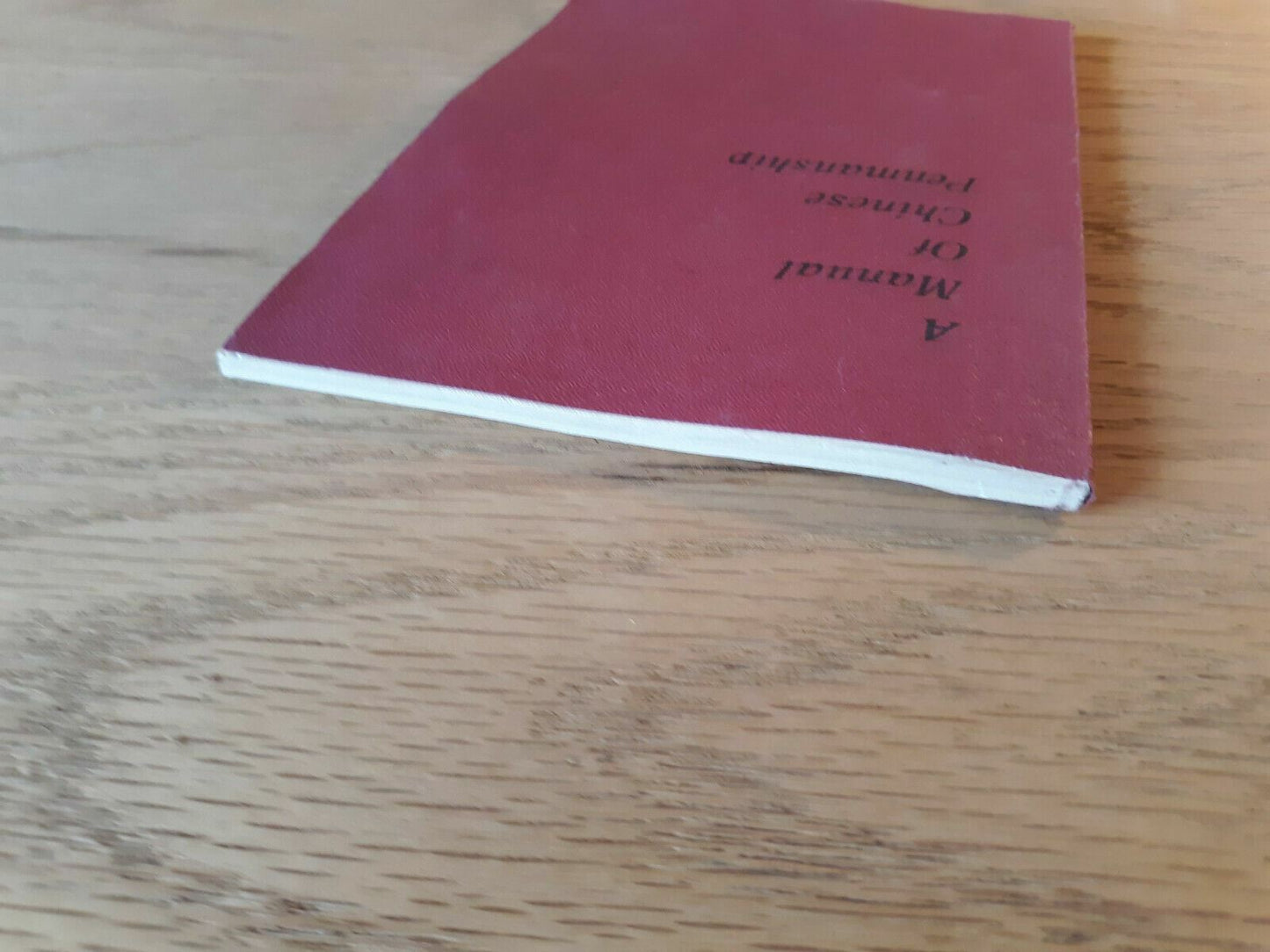 A Manual Of Chinese Penmanship Yen Sung-Pu Harold Weller 1928