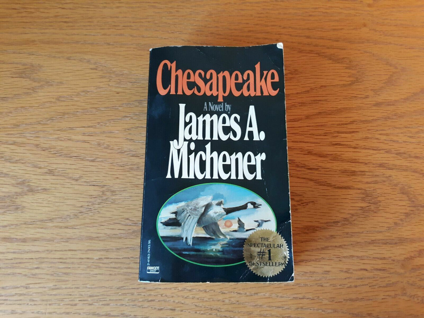 Chesapeake - A Novel by James A. Michener - 1978 Paperback Fawcett Crest