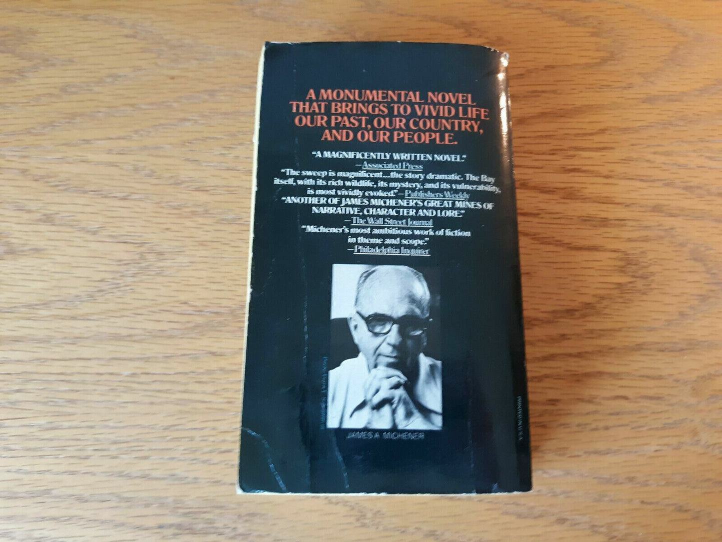 Chesapeake - A Novel by James A. Michener - 1978 Paperback Fawcett Crest