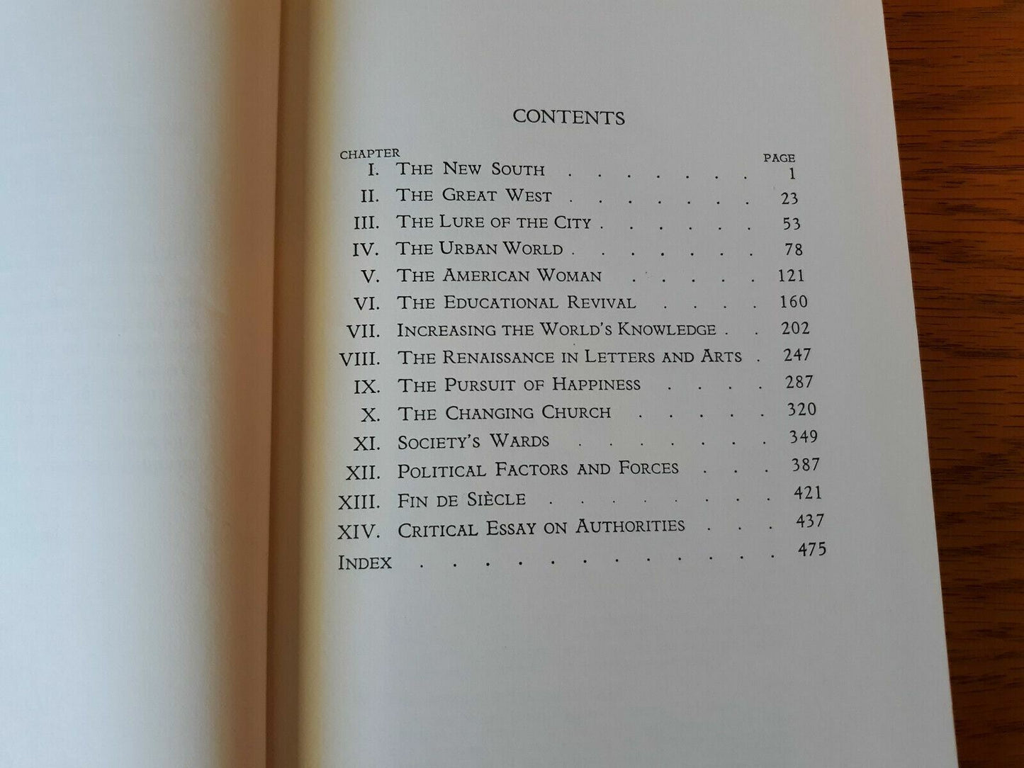 A History of American Life Volume 10 by Arthur Schlesinger 1969