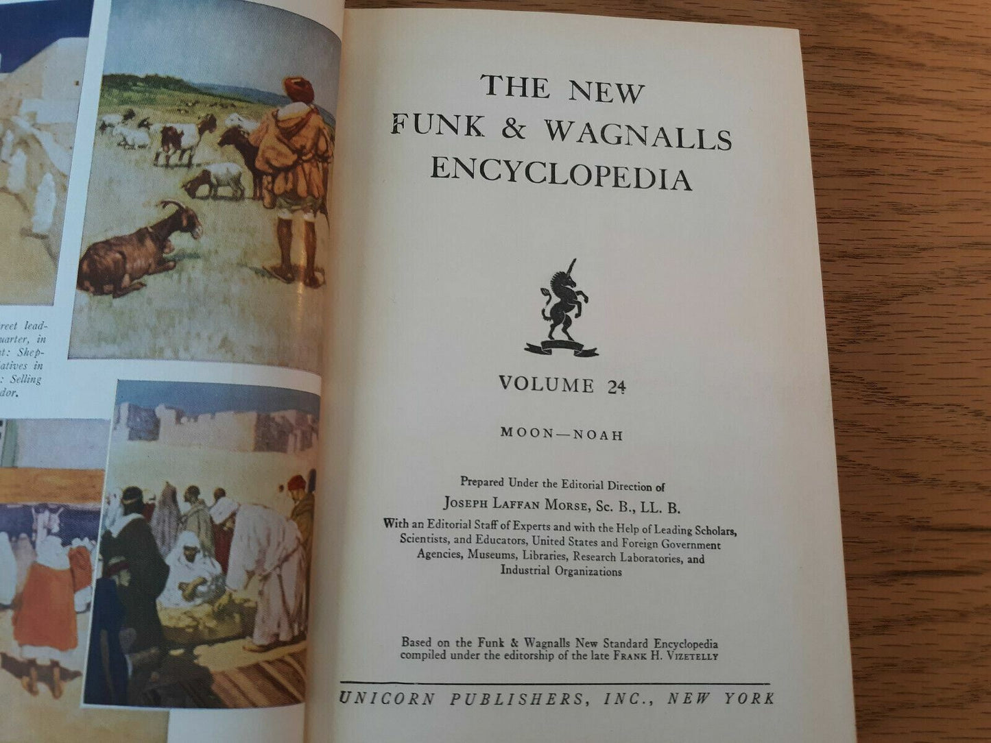 The New Funk & Wagnalls Encyclopedia 1952 Volume 24 Unicorn Hardcover