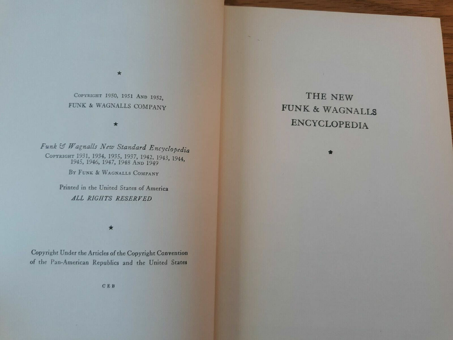 The New Funk & Wagnalls Encyclopedia 1952 Volume 24 Unicorn Hardcover