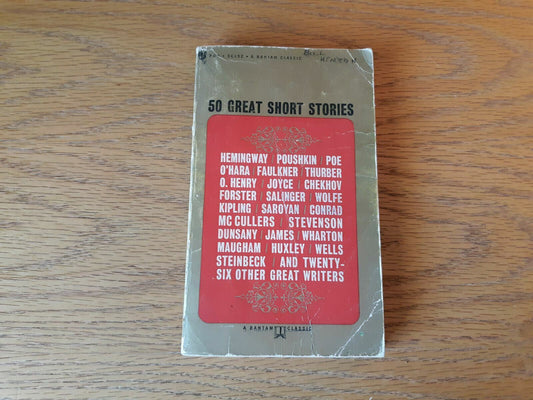 50 Great Short Stories Book (Milton Crane - 1962) Paperback Bantam Books