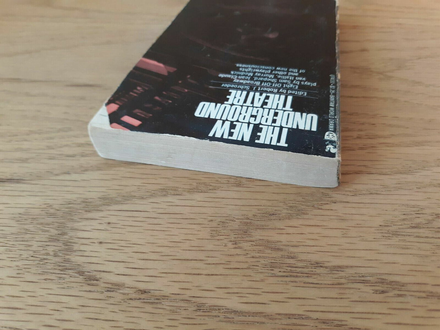 Robert J SCHROEDER / The New Underground Theatre Bantam Books 1968