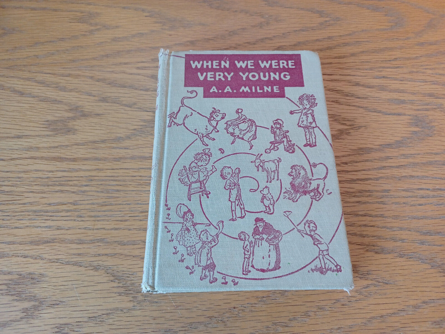 When We Were Very Young A A Milne 1946 Hardcover E.P. Dutton