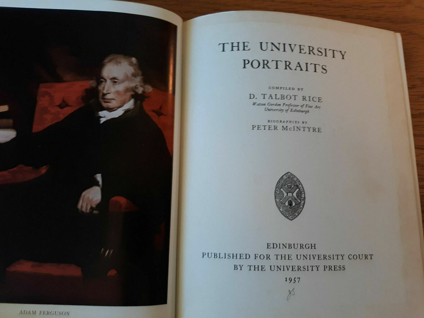 The University Portraits by Talbot Rice 1957