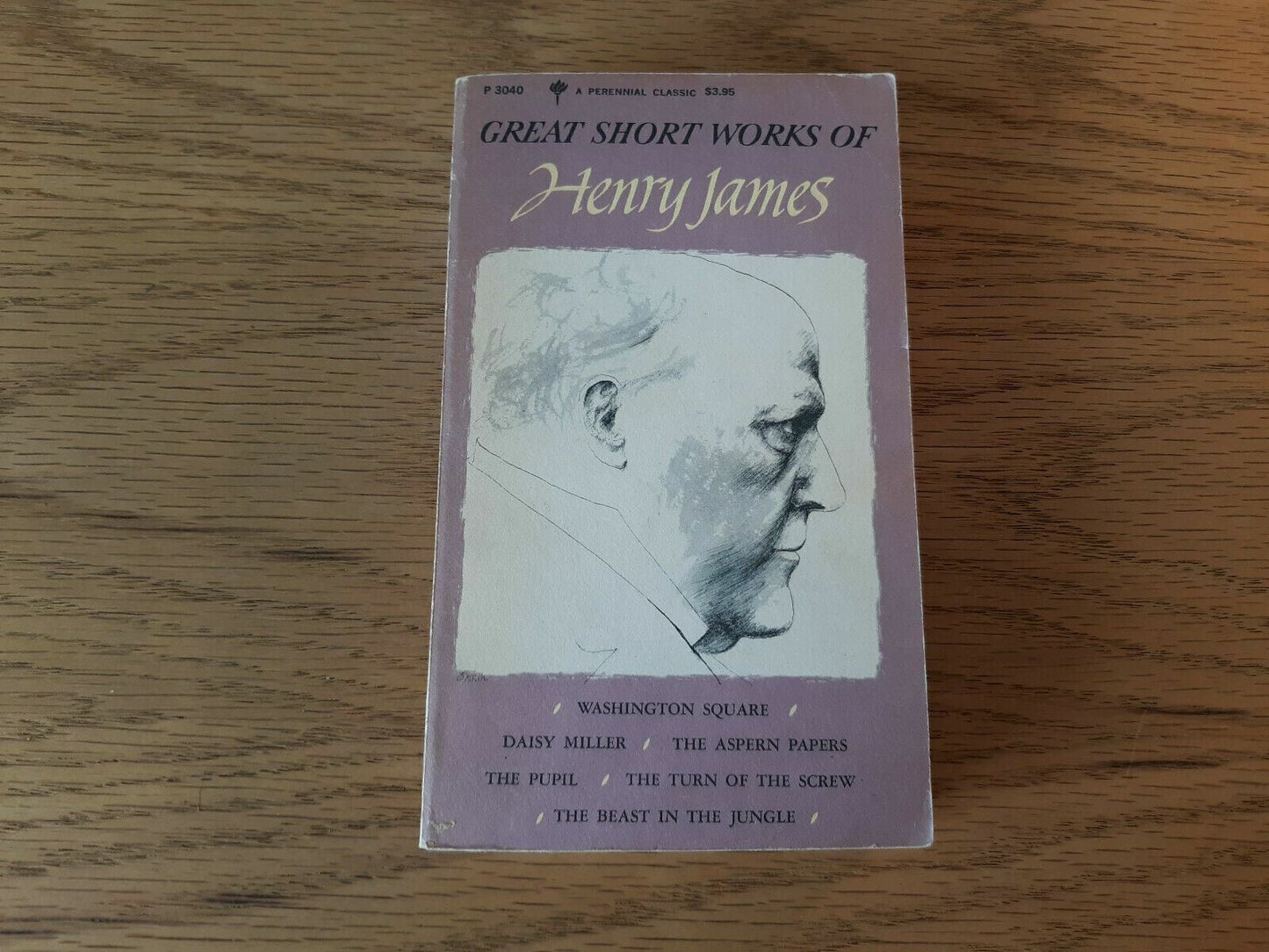 Vintage 1966 Great Short Work Of Henry James Paperback Harper & Row