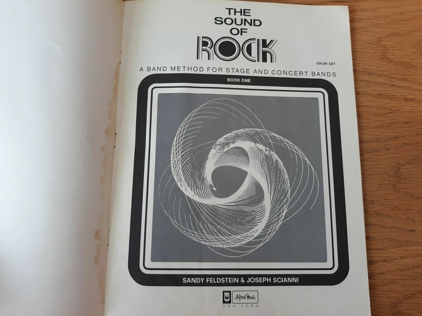 The Sound of Rock Book One Drum Set by Feldstein and Scianni 1971