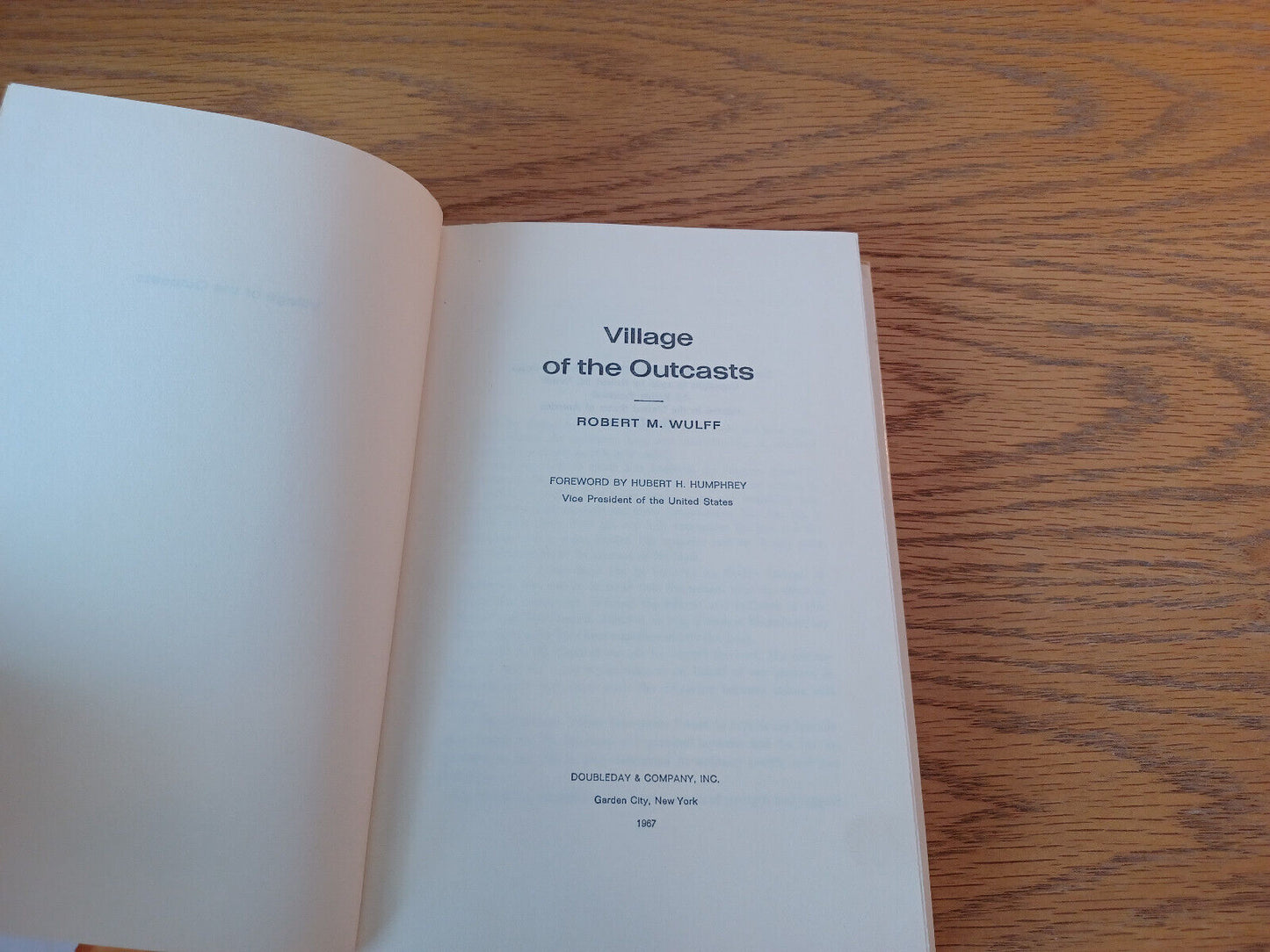 Village of the Outcasts by Robert Wulff 1967