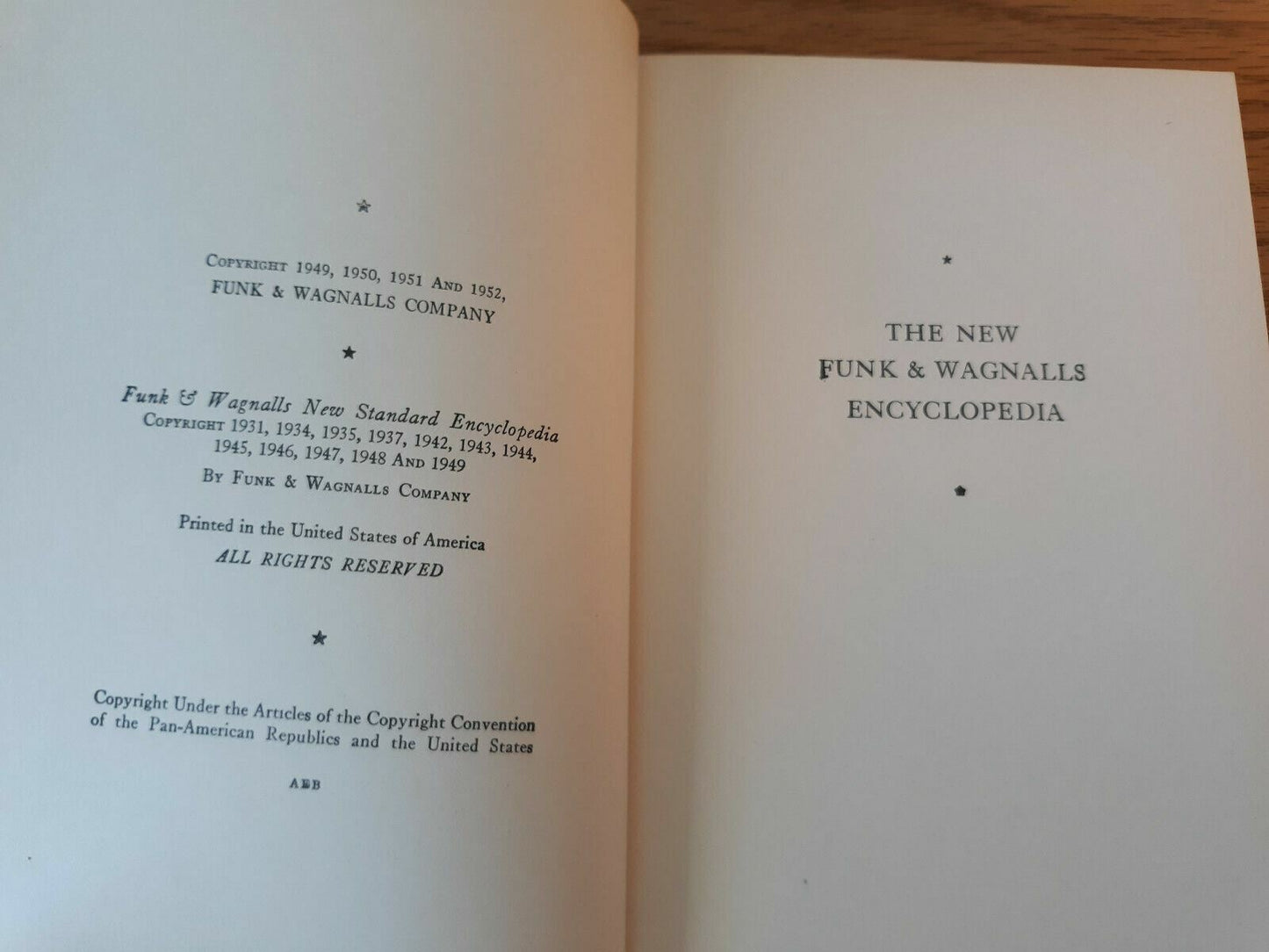 The New Funk & Wagnalls Encyclopedia 1952 Volume 7 Unicorn Hardcover