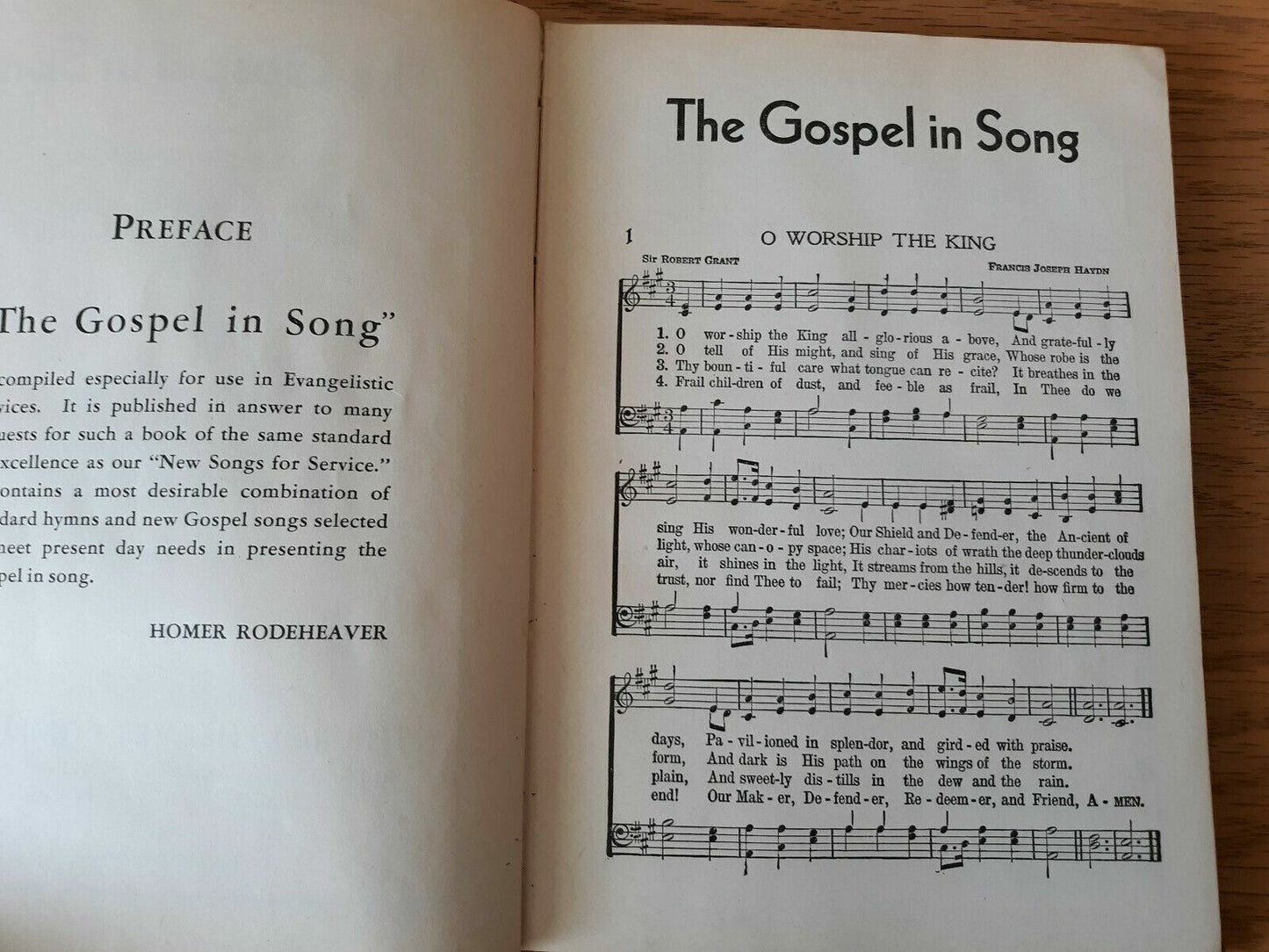 The Gospel In Song Homer Rodeheaver 1929 Hardcover