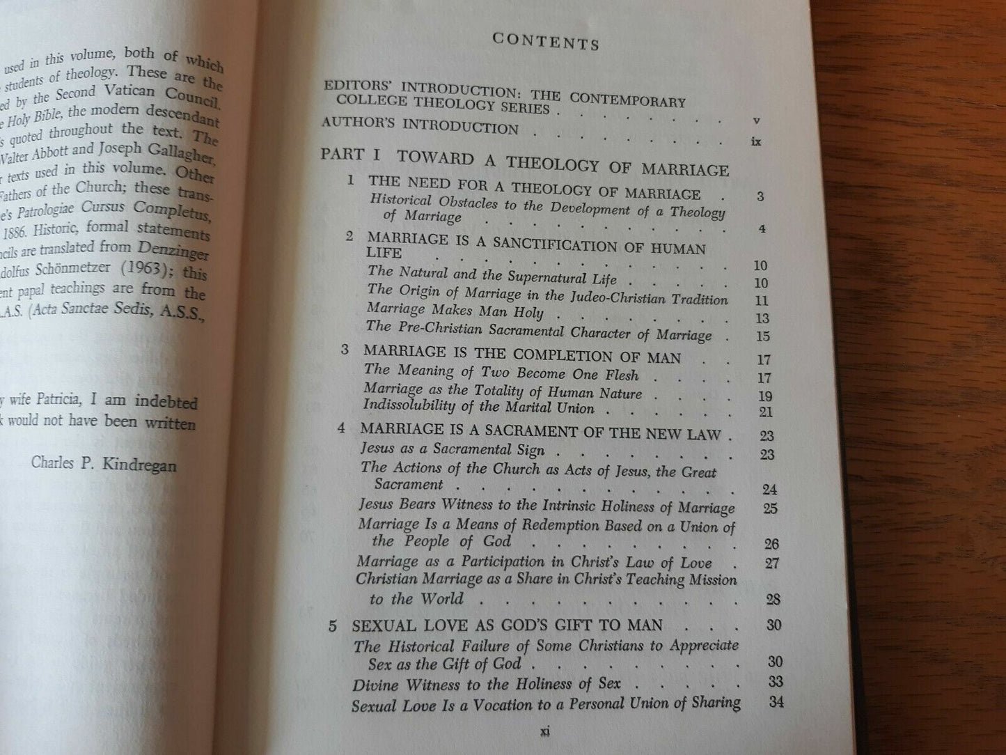 A Theology of Marriage Charles P. Kindregan Bruce Publishing Company 1967