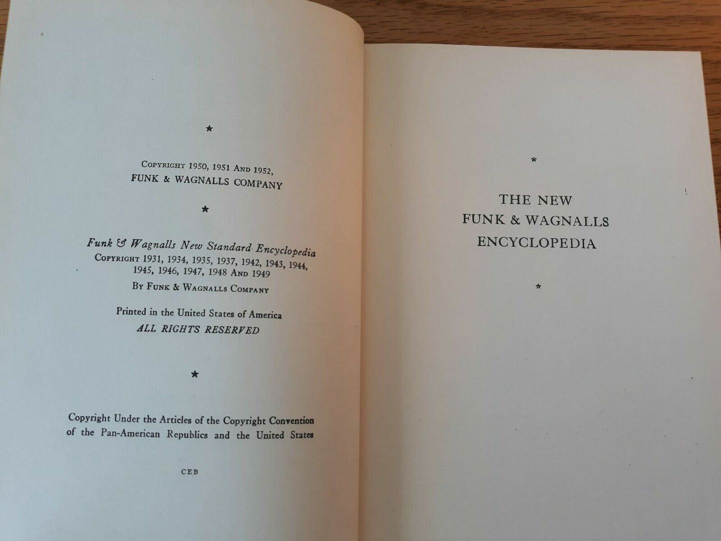 The New Funk & Wagnalls Encyclopedia 1952 Volume 27 Unicorn Hardcover