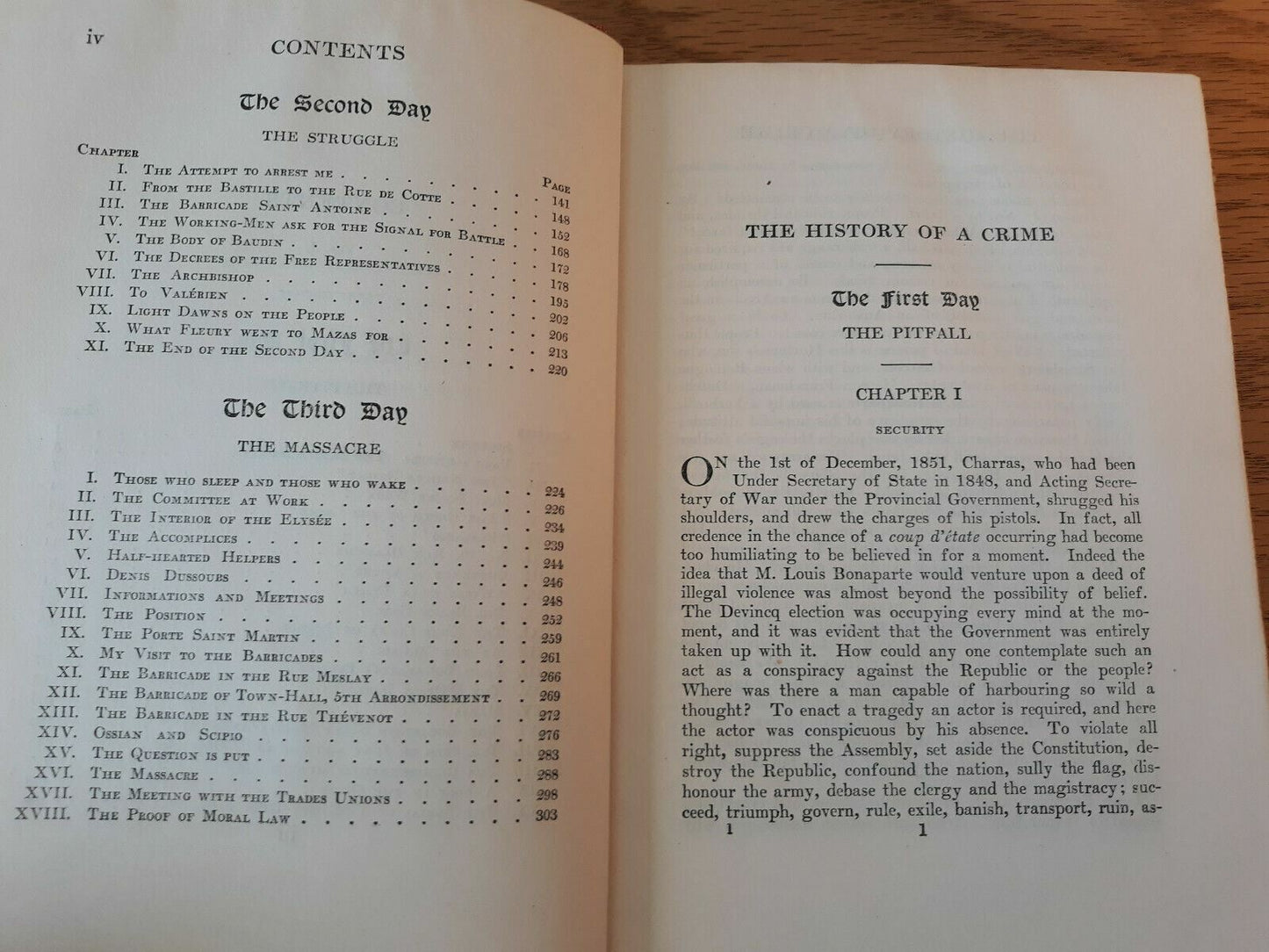 Works Of Victor Hugo Volume VIII DeLuxe Edition The History Of A Crime Napoleon