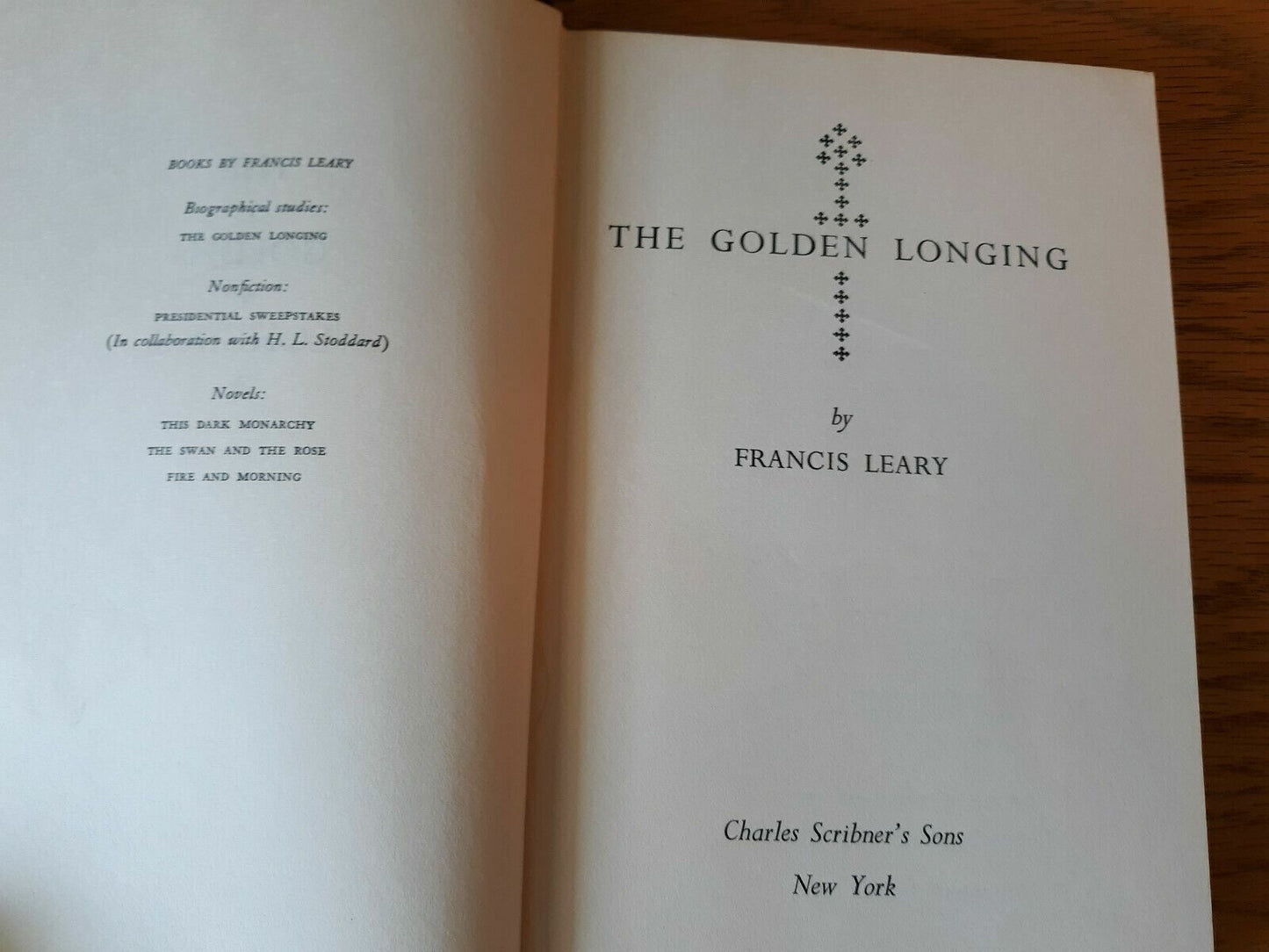 The Golden Longing by Francis Leary 1959