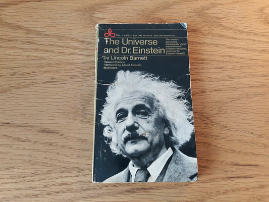 Vintage 1968 The Universe And Dr. Einstein By Lincoln Barnett Paperback