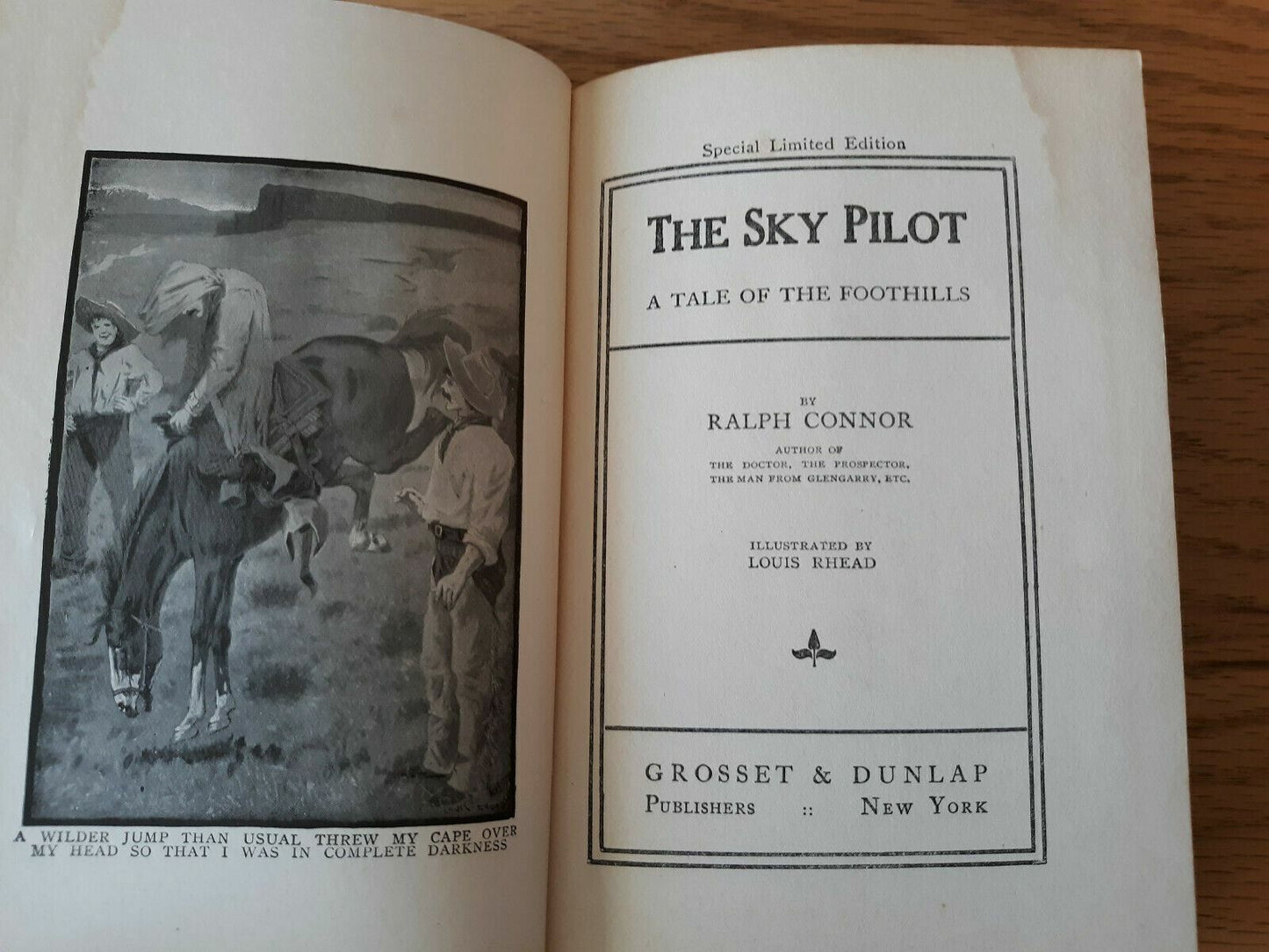 The Sky Pilot by Ralph Connor Antique 1899 Special Limited Edition Hardcover